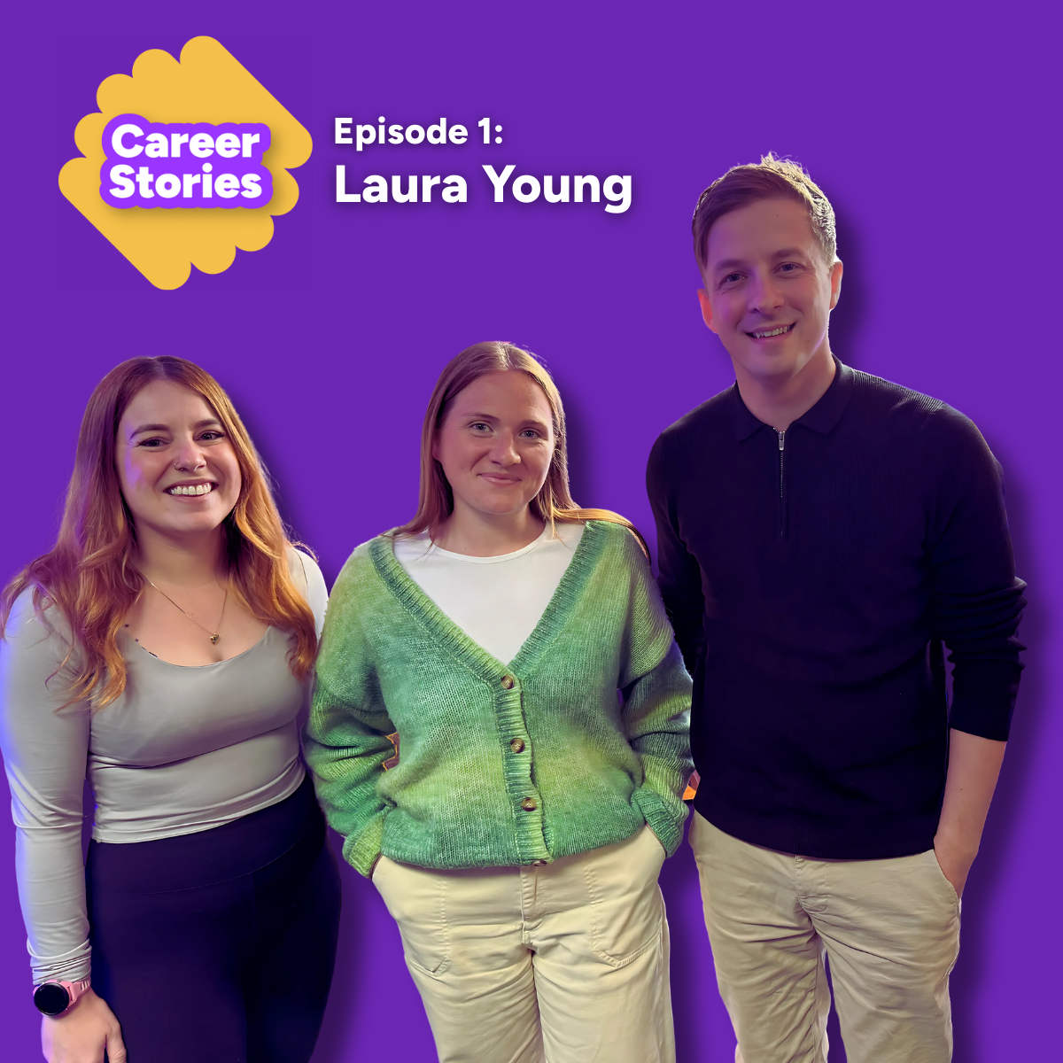 Career Stories Episode 1 Promo Graphic (Linkedin Post)