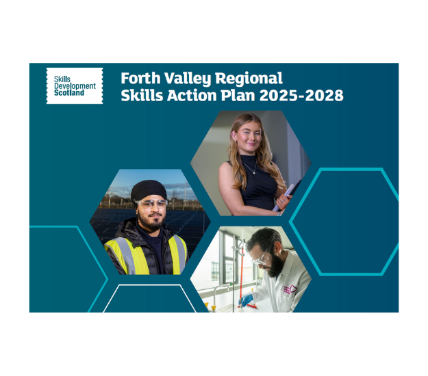 Forth Valley Skills Action Plan Cover On White Background