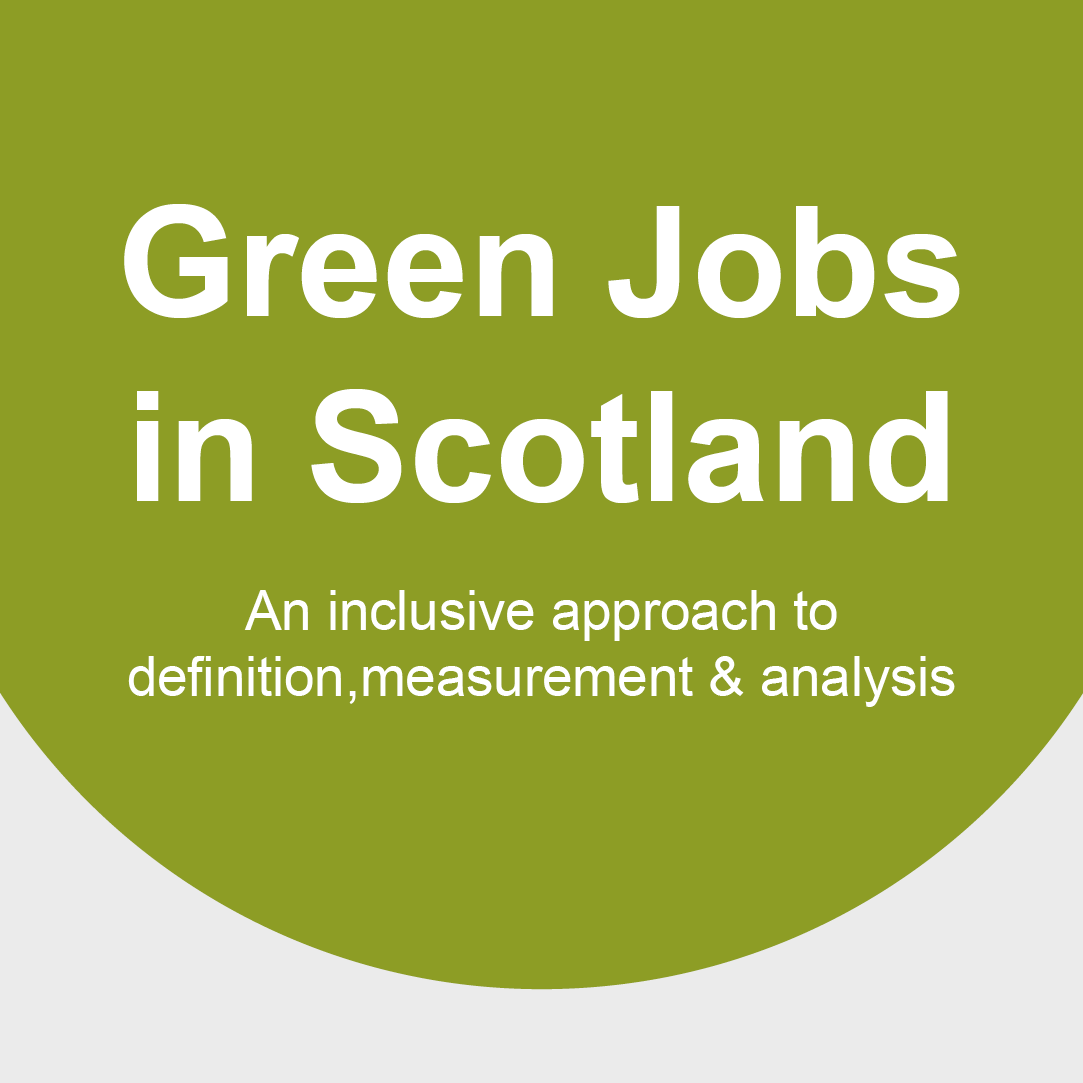 Green Jobs in Scotland - Front Cover image