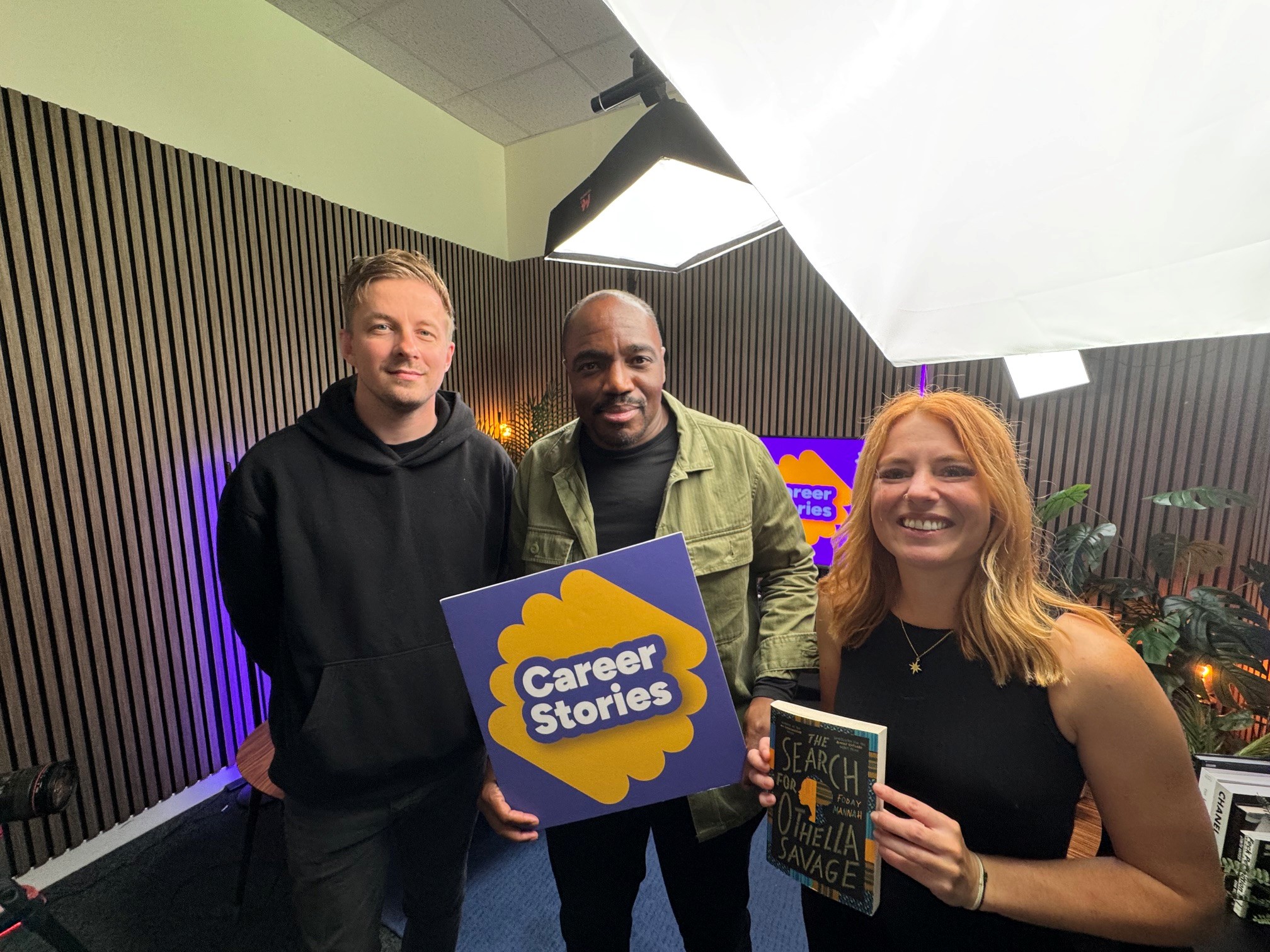 Joe With Foday And Carrie