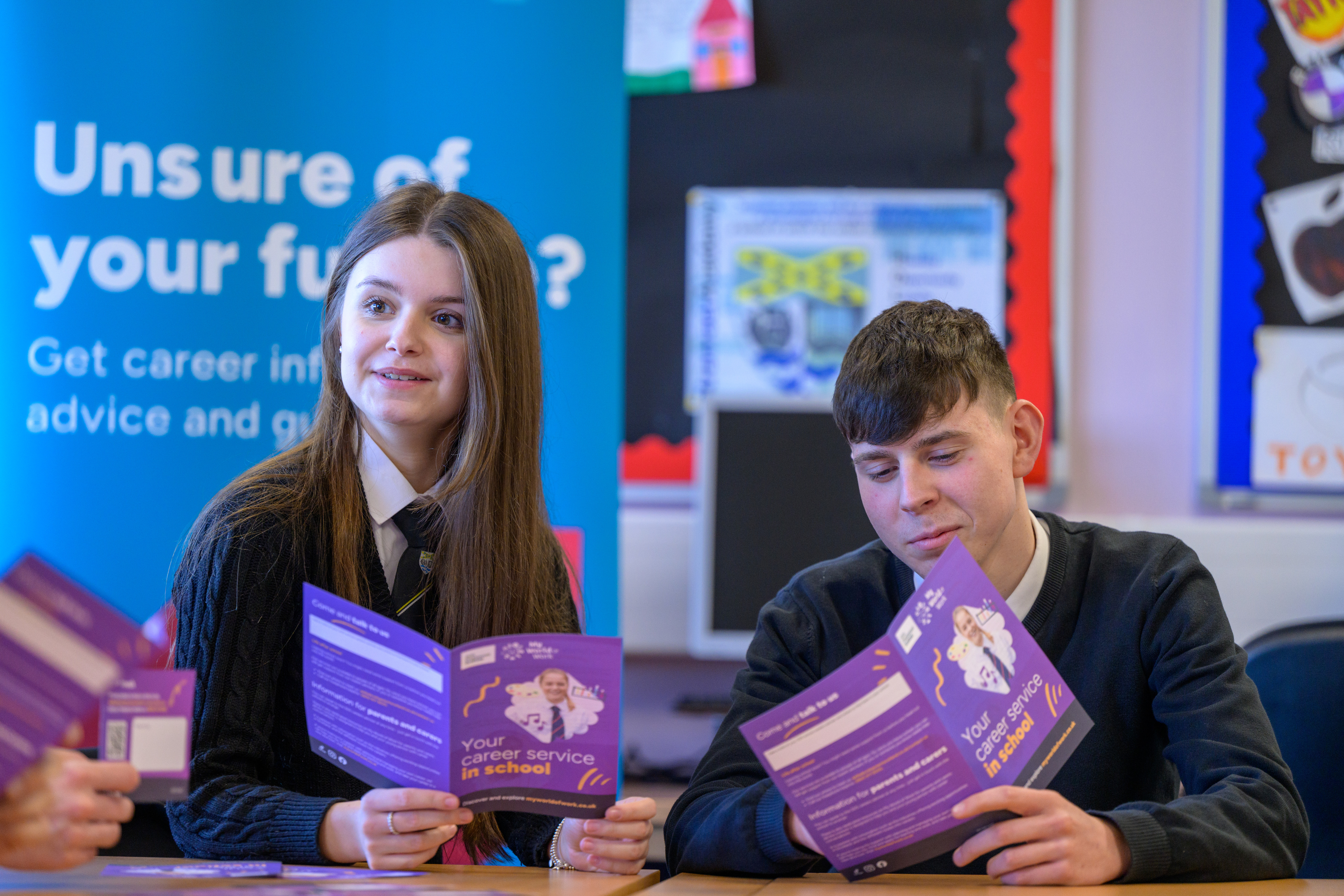 Stranrar Academy pupils