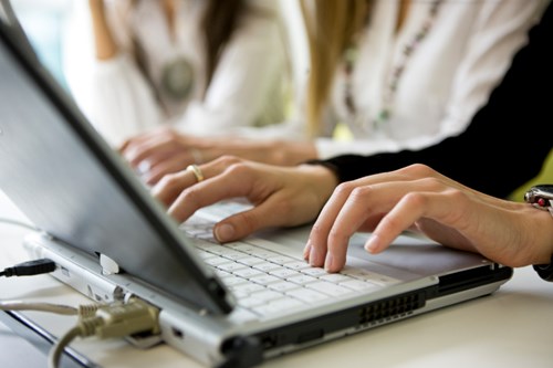 Using A Laptop