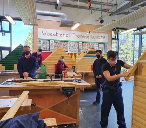 Scqf Level 5 Foundation Apprentices Working At St Modans Vocational Training Centre 1